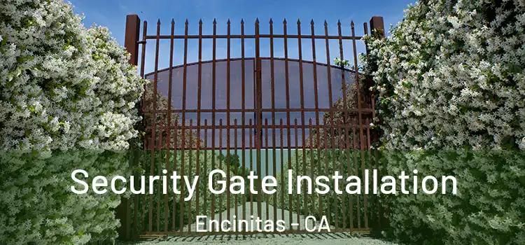Security Gate Installation Encinitas - CA